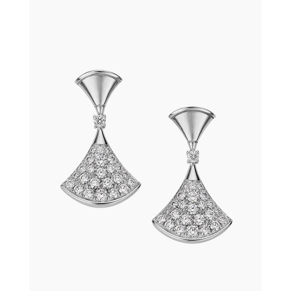 Bvlga*l style Divas' Dream earrings in silver - Picture 5 of 6